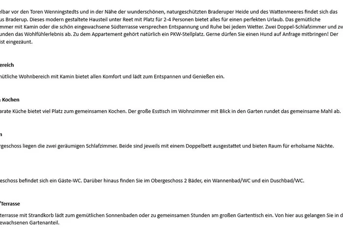 Braderup - Braderuper Str 14 * Wenningstedt-Braderup